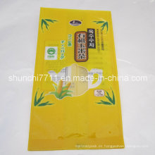 Bolsa de plástico de embalaje de alimentos de maíz